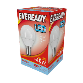 Eveready LED Golf Ball Bulb – Warm White Energy Efficient Light