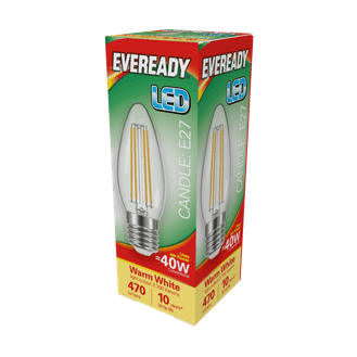 Eveready S15477 LED Filament Candle 470LM E27 ES