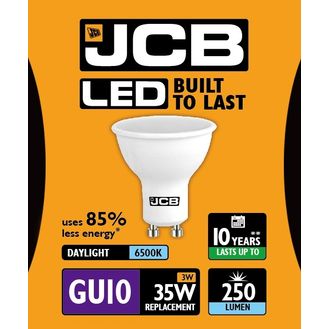 JCB LED Warm White GU10 3w Non-Dimmable