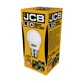 JCB LED Golf 250lm Opal 3w