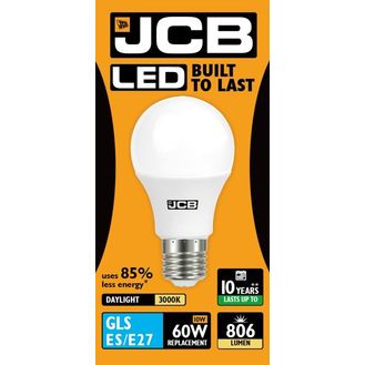 JCB LED Bulb A60 806lm Opal 10w