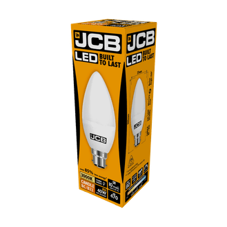 JCB LED Candle 470lm Opal 6w