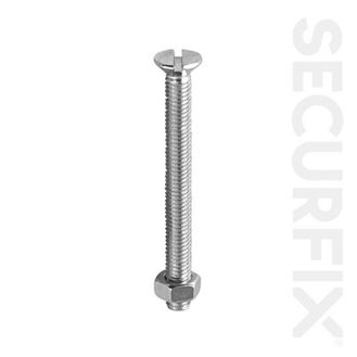 Securfix Trade Pack T10806 Csk Machine Screw Zinc Plated M4X40mm