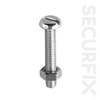 Securfix Trade Pack T10810 Pan Head Mach.Screw Zinc Plated M4X12