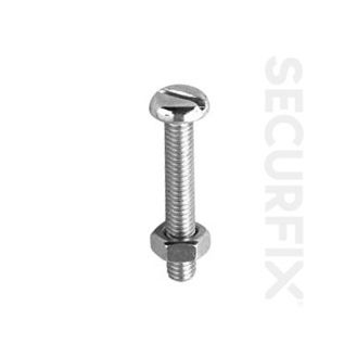 Securfix Trade Pack T10828 Pan Head Mach.Screw Zinc Plated M5X70