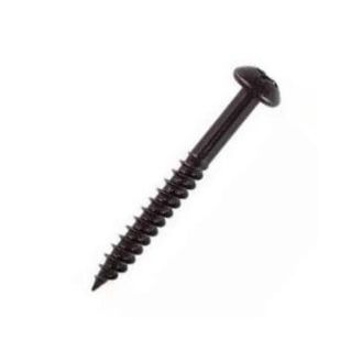 Securit S8256 Round Head Blk Screws, Pack of 10