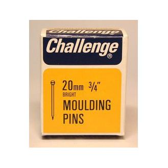Challenge 11004 Moulding Pins (Veneer Pins) - Bright Steel (Box Pack)