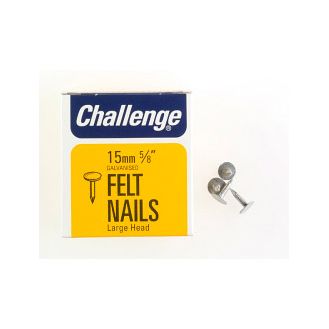 Challenge Felt - Extra Large - Head Clout Nails - Galvanised (Box Pack)