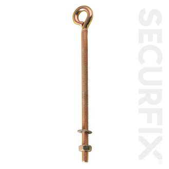 Securfix Trade Pack T11126 Eye Bolt Zinc Plated M6X100mm