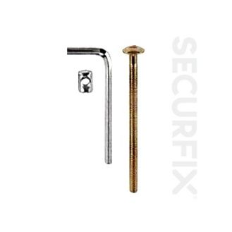 Securfix Trade Pack T11149 Furniture Bolt M6X100mm