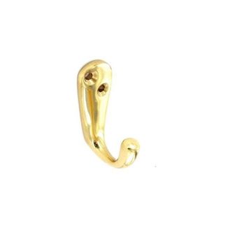 Securit S2566 Brass Robe Hooks (2)