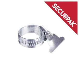 Securpak SP10198 Zinc Plated Hose Clip W Thumb