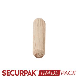 Securpak Trade Pack T11404 Wooden Dowels M6x30mm