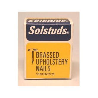 Solstuds 11802 Upholstery Nails - Brassed (Box Pack)