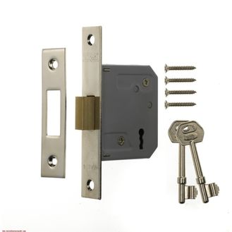 Era 572-62 3 Lever Deadlock 3" Chrome Effect