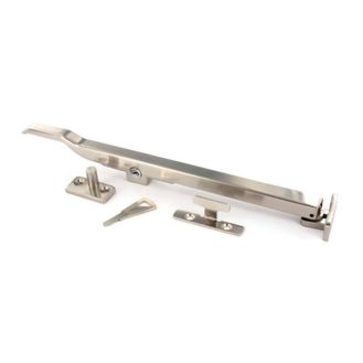 Securit S1076 Locking Casement Stay Brushed Nickel