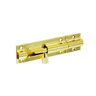 Securit S1524 Brass Door Bolt 3" Wide