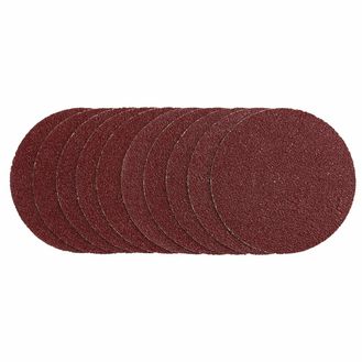 Draper 02693 Sanding Discs, 125mm, Hook &amp; Loop, 40G (Pack of 10)