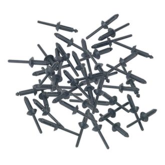Sealey PR003 Plastic Rivet &amp;#8709;5 x 15.8mm Pack of 50