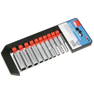 Hilka 10 pce 1/4" Drive Deep Metric Sockets