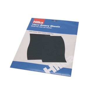 Hilka 10 pce Emery Cloth Sheets