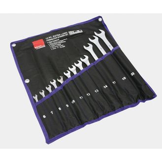 Hilka 12 pce Extra Long Comb Spanner Set Metric