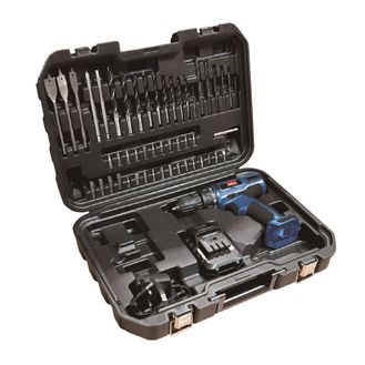 Hilka 18V Li-ion Cordless Drill/Driver with 50 Accessories