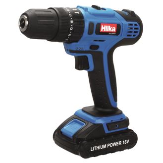 Hilka 18v Li-ion Cordless Hammer Drill in BMC
