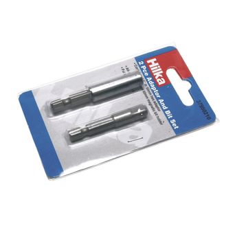 Hilka 2 pce Bit Holder and Adaptor