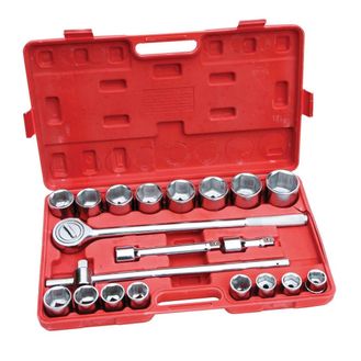 Hilka 21 pce 3/4" Drive Socket Set Metric