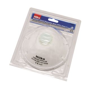 Hilka 3 pce Moulded Valve Disposable Masks FFP2