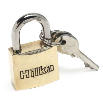 Hilka 30mm Heavy Duty Brass Padlock