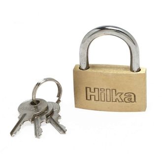 Hilka 30mm Slim Brass Padlock