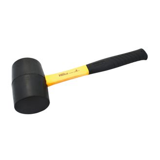 Hilka 32oz Black Rubber Mallet F/Glass Shaft