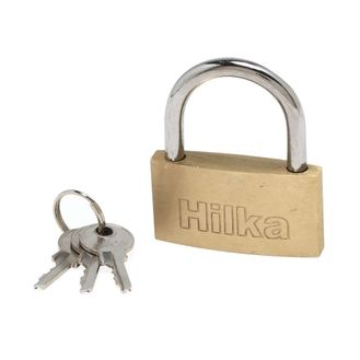 Hilka 40mm Slim Brass Padlock