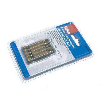 Hilka 5 pce Assorted 50mm Titanium Coated Bits