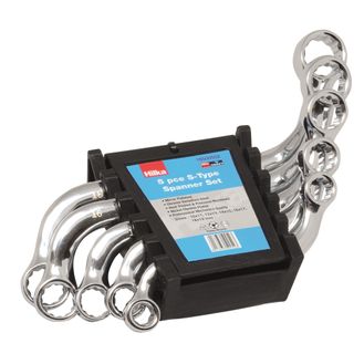 Hilka 5 pce S-Type Spanner Set Metric