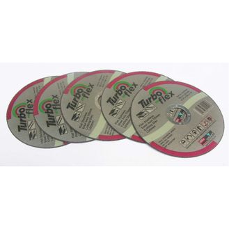 5 x Hilka 115mm SS Cutting Disc Turbo Flex