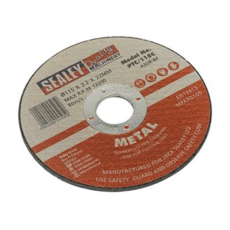 Sealey PTC/115C Cutting Disc &amp;#8709;115 x 3mm 22mm Bore
