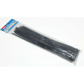 Hilka 50 7.2mm x 400mm Cable Ties Black