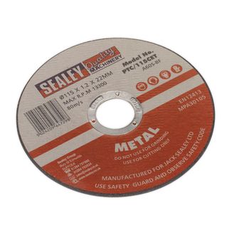 Sealey PTC/115CET Cutting Disc &amp;#8709;115 x 1.2mm 22mm Bore