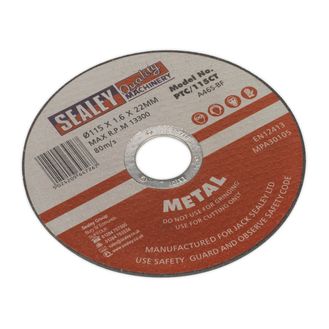 Sealey PTC/115CT Cutting Disc &amp;#8709;115 x 1.6mm 22mm Bore