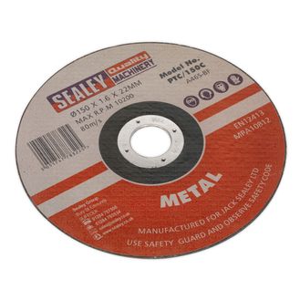 Sealey PTC/150C Cutting Disc &amp;#8709;150 x 1.6mm 22mm Bore