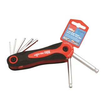 Hilka 7 pce Ball Point Hex Key Set Metric