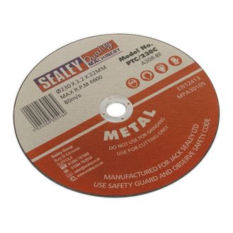 Sealey PTC/230C Cutting Disc &amp;#8709;230 x 3mm 22mm Bore