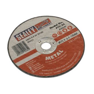 Sealey PTC/3C Cutting Disc &amp;#8709;75 x 2mm 10mm Bore