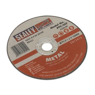 Sealey PTC/3CT Cutting Disc &amp;#8709;75 x 1.2mm 10mm Bore