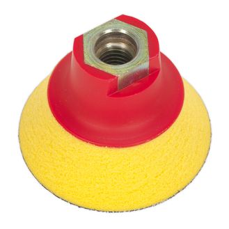 Sealey PTCBPV4S Hook &amp; Loop Ultra Soft Backing Pad &amp;#8709;70mm M14 x 2mm