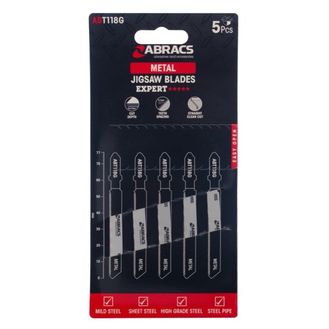 Abracs ABT118G Jigsaw Blade For Metal Fine Straight Cut
