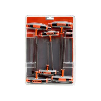 Bahco 903T-1 T-Handle Hex Screwdriver Set, 6 Piece